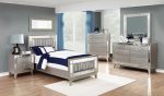 Leighton Silver Twin Bed For Discount