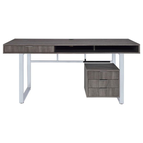 Whitman Grey Computer Desk Online Hot Sale