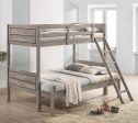 Ryder Grey Twin   Full Bunk Bed For Sale