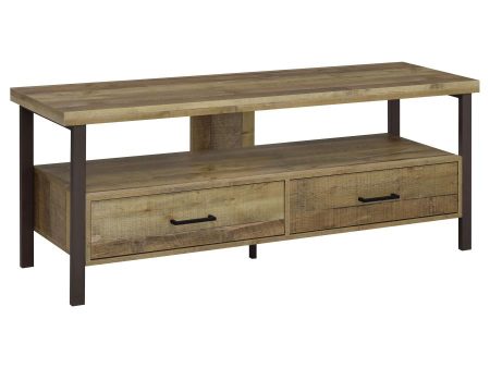 Ruston Brown 59  Tv Stand For Discount