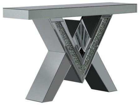 Taffeta Silver Sofa Table on Sale