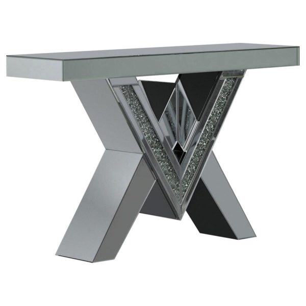 Taffeta Silver Sofa Table on Sale