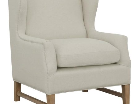 Fleur Beige Accent Chair For Discount