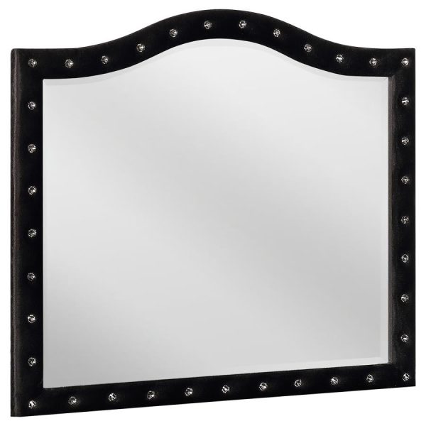 Deanna Black Dresser Mirror Online Sale