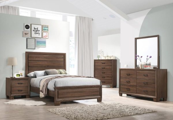 Brandon Brown Full Bed 5 Pc Set For Cheap