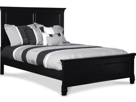 TAMARACK 3 3 TWIN HEADBOARD, FOOTBOARD & SLATS- BLACK on Sale