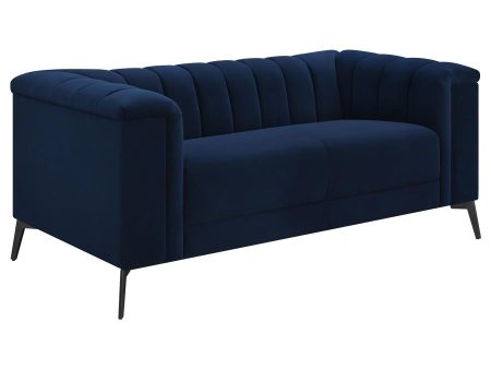 Chalet Blue Loveseat Fashion