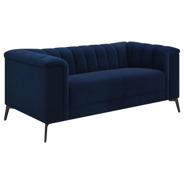 Chalet Blue Loveseat Fashion