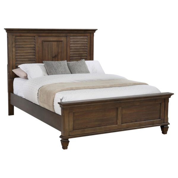 Franco Brown California King Bed 5 Pc Set Hot on Sale