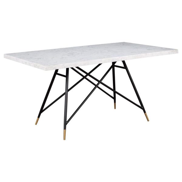 Gabrielle White Dining Table For Cheap