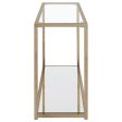 Cora Gold Sofa Table Supply