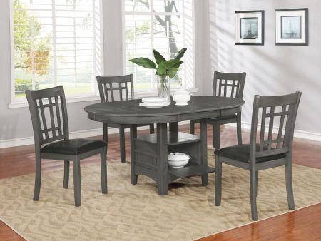 Lavon Grey 5 Pc Dining Set For Sale