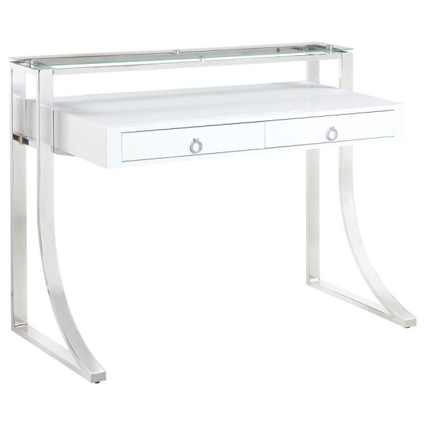 Gemma White Writing Desk For Discount