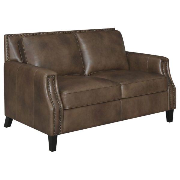 Leaton Brown 3 Pc Sofa Set Supply