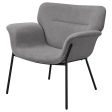 Davina Grey Accent Chair For Sale