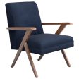 Cheryl Blue Accent Chair For Cheap