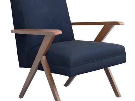 Cheryl Blue Accent Chair For Cheap