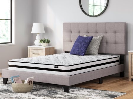 8 Inch Chime Innerspring Queen Mattress in a Box with Head-Foot Model Better Queen Adjustable Base Fashion