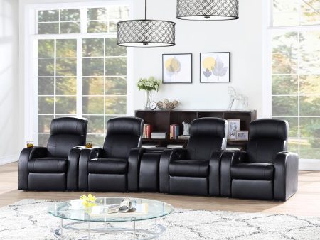 Cyrus Black 5 Pc Theater Seating (4r) Online