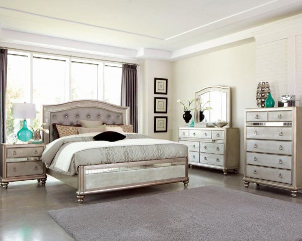 Bling Game Silver Queen Bed Supply