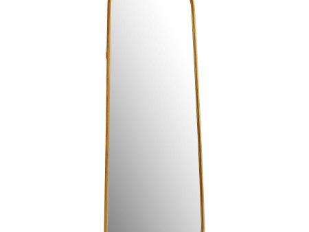 Simeon Gold Floor Mirror For Discount