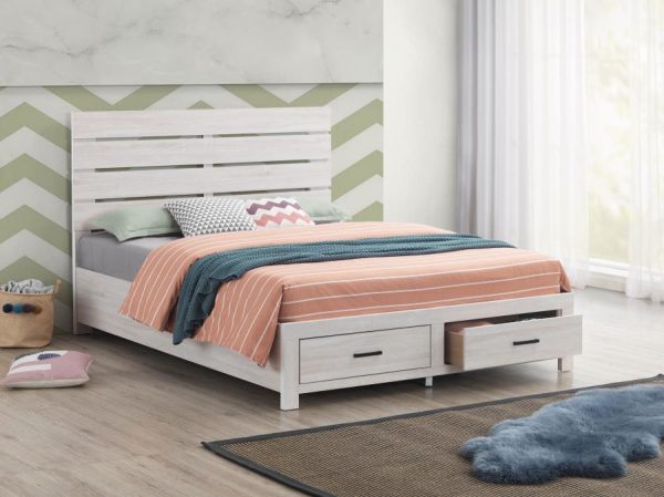 Brantford Ivory Eastern King Storage Bed Supply