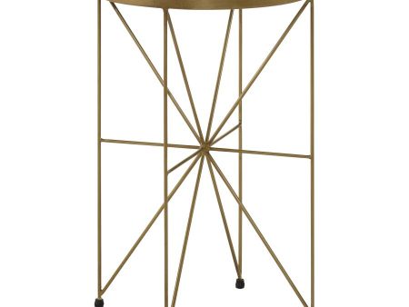 Eliska Gold Side Table Online now