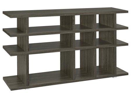 Santos Grey Console Bookcase on Sale