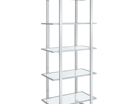 Hartford Silver Bookcase on Sale