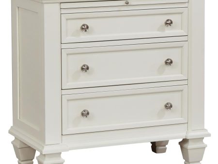 Sandy Beach Ivory Nightstand Online Sale