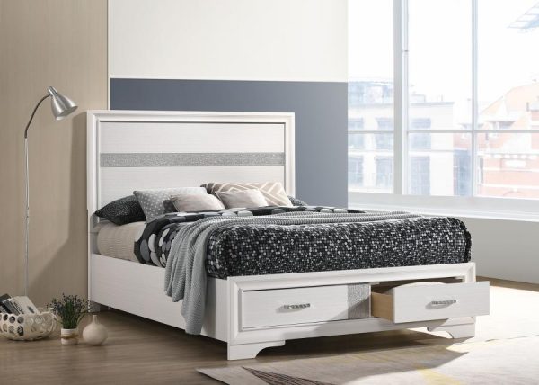 Miranda White Full Storage Bed Fashion