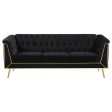 Holly Black 3 Pc Sofa Set For Cheap