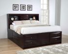 Phoenix Brown Queen Storage Bed Online