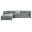 Bellaire Grey Sectional Online Hot Sale