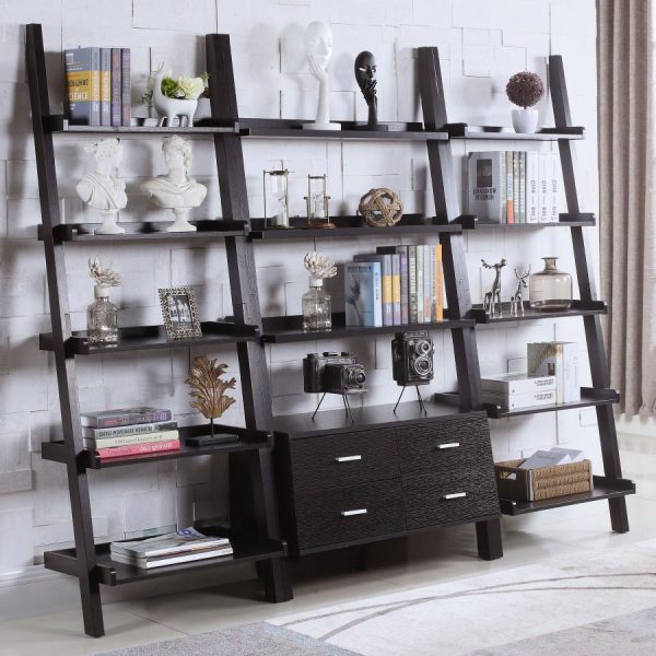 Colella Brown 3 Pc Bookcase Set Sale