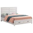 Brantford Ivory Queen Storage Bed Discount