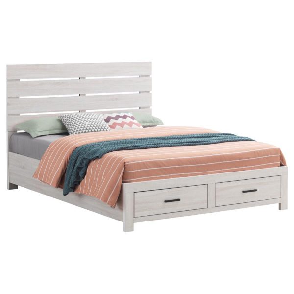 Brantford Ivory Queen Storage Bed Discount