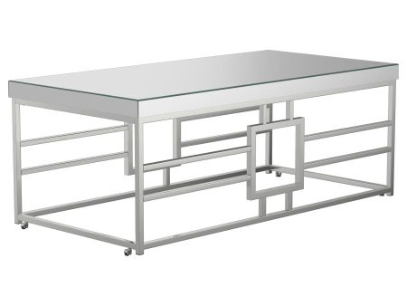 Dafina Silver Coffee Table Hot on Sale