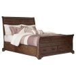 Elk Grove Brown Queen Storage Bed Fashion