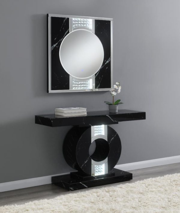 Eliana Black Console Table Discount