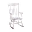 Gina White Rocking Chair For Discount