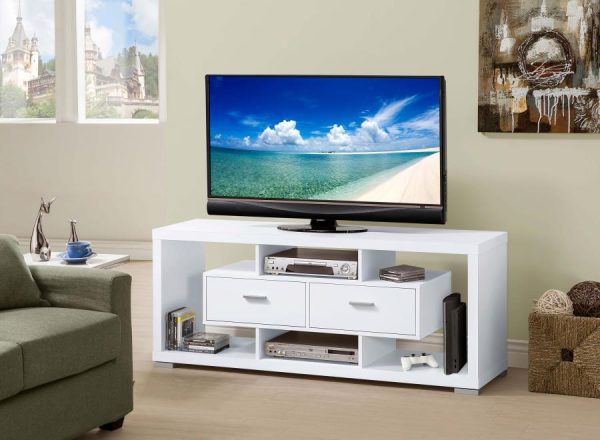 Darien White 59  Tv Stand Fashion