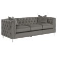 Phoebe Grey 3 Pc Sofa Set Online Hot Sale