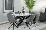 Paulita Grey 7 Pc Dining Set Fashion