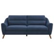 Gano Blue Sofa For Discount