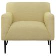 Darlene Yellow Accent Chair For Discount