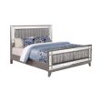 Leighton Silver Queen Bed 5 Pc Set For Cheap