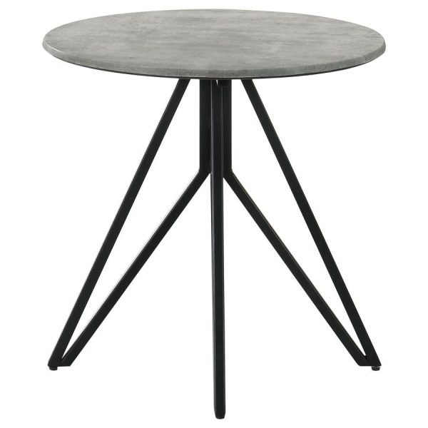 Hadi Grey End Table Discount