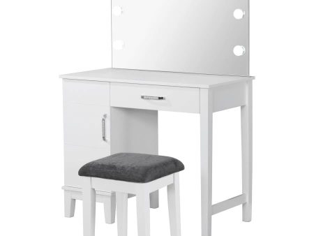 Elijah White Vanity Set Online