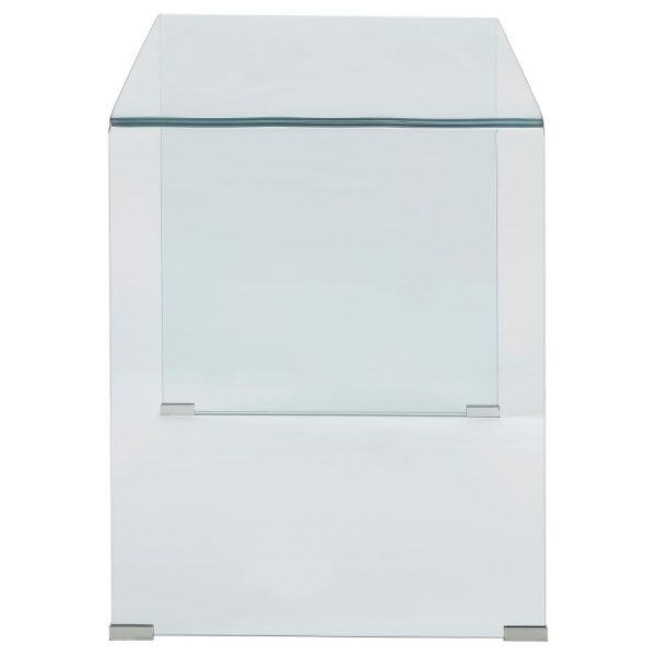 Ripley Clear Writing Desk Online Sale